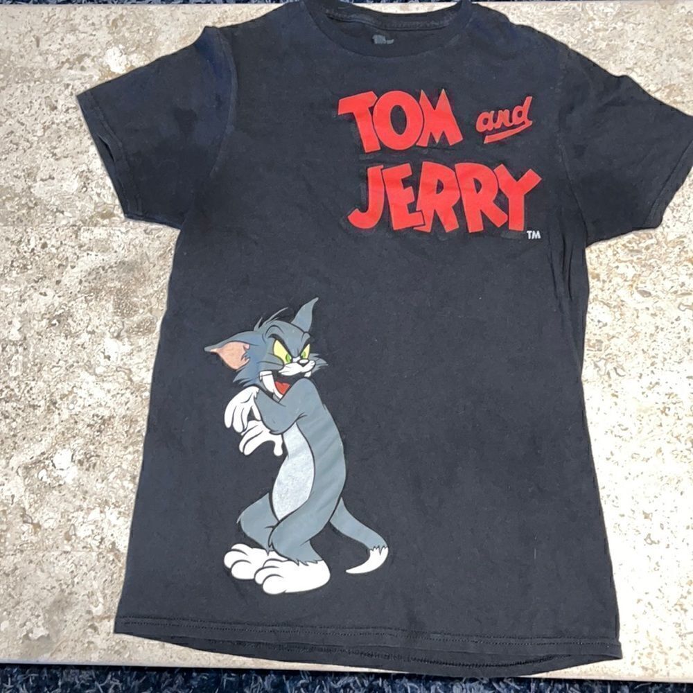 Tom and Jerry - Black T-Shirt - S